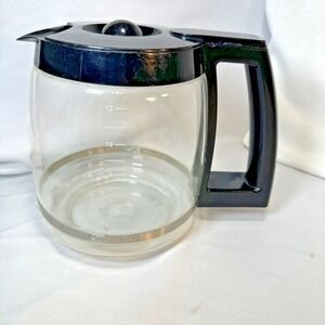 Cuisinart 12 Cup Coffee Maker Carafe Glass Pot Black DCC-1200, DCC-1100 DGB-550